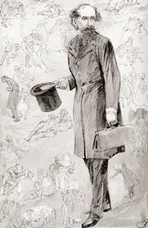 Il viaggiatore non commerciale. Illustrazione di Harry Furniss per il racconto 