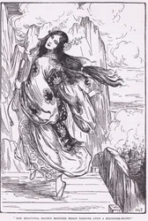 Una bella dea fanciulla iniziò a danzare su una cassa di risonanza (La pianura dell