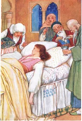La principessa Aldebonda e i suoi medici (dal racconto "I pellegrini dell
