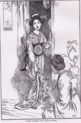 Entrò la giovane principessa (dalla Principessa con la ciotola) (litografia)