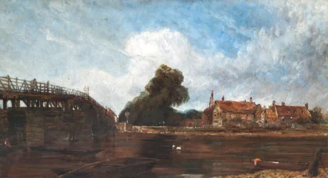 Vecchio ponte di Hampton Court, c.1875