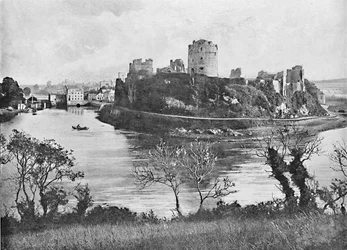 Castello di Pembroke, c1896