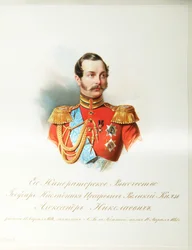 Ritratto del principe ereditario Alessandro Nikolaevič 1818-1881 dall