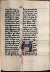 Libro dei Vangeli con Ritratti degli Evangelisti: Iniziale Decorata