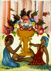 Due sacerdotesse con vaso