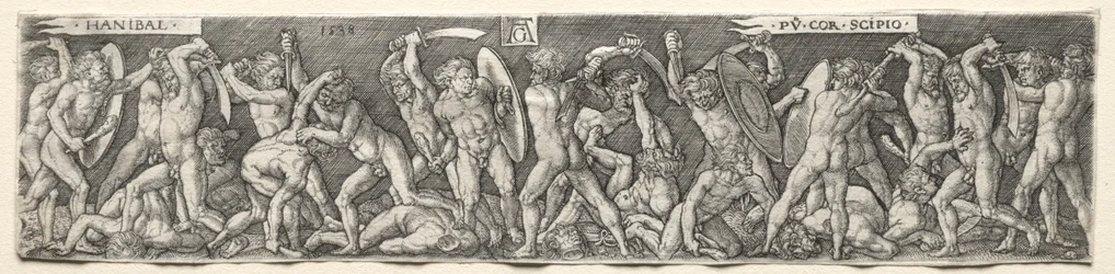 Annibale combatte Scipione, 1538