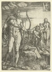 Ercole salva Deianira da Nesso