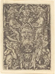 Ornamento con maschera