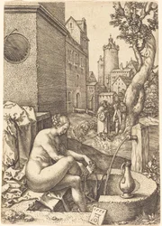 Susanna sorpresa dai due anziani, 1555