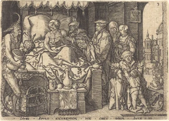 Il ricco sul letto di morte