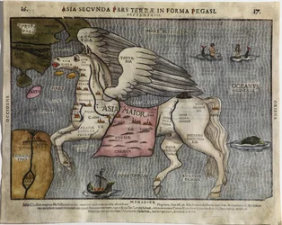 Asia in forma di Pegaso