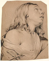 La Maddalena penitente, busto verso destra