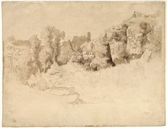 Formazioni rocciose vicino a Olevano