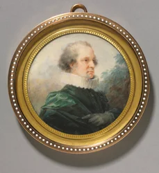 Ritratto di un uomo con un colletto bianco, c. 1790