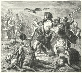 Cattura di Tetobod, re dei Teutoni, da parte dei Romani dopo la battaglia di Aquae Sextiae