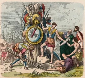 La Grecia al tempo delle Repubbliche: I vincitori erigono segni della loro vittoria sul campo di battaglia