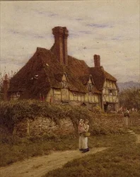 Vecchio cottage del Surrey