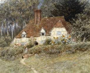 Vecchio cottage del Surrey