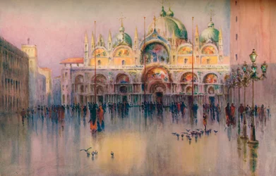 Bagliore serale, San Marco, Venezia, 1914