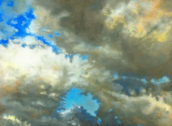 Sfondamento, 2013 (olio su carta)