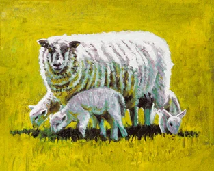Insieme, 2009 (olio su tela)