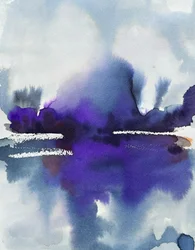 Riflesso viola nebbioso