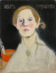 Autoritratto, sfondo nero