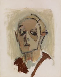 Autoritratto, di fronte I