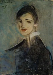 Cantante in nero, 1916-1917