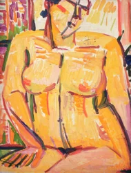 Nudo femminile seduto