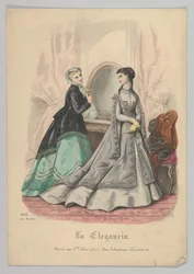 Due donne con uno specchio, da La Elegancia San Sebastian