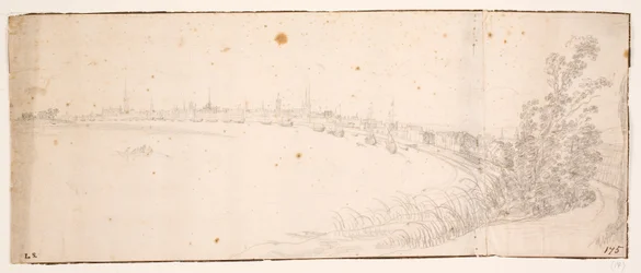 Vista verso Bordeaux da nord-est
