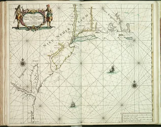 Carta di New Holland, Virginia e New England