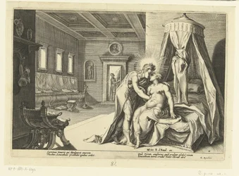 Apollo seduce Leucotea