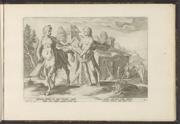 Apollo affida Asclepio a Chirone (serie Ovidio Metamorfosi)