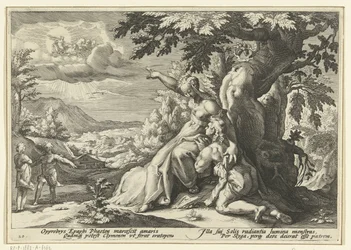 Clymene indica a Fetonte suo padre, il dio del sole