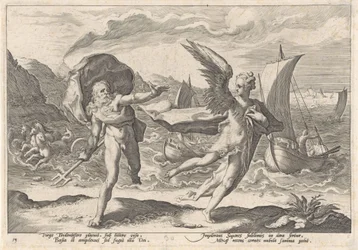 Coronis trasformata in un corvo