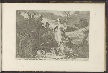 Minerva chiede a Invidia di suscitare gelosia in Aglauro
