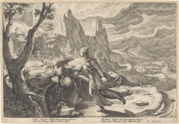 Thisbe fugge dalla leonessa