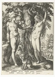 Adamo ed Eva e il serpente
