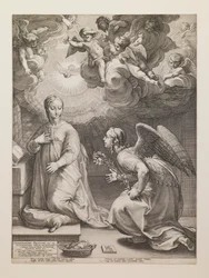 Annunciazione, dalla serie «La vita della Vergine»