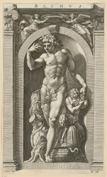 Bacco, foglio 7 della serie "Otto divinità antiche"
