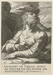 Bartolomeo, foglio 6 della serie “Cristo, i dodici apostoli e Paolo”