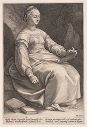 Clio, la musa della storia, da Le nove muse