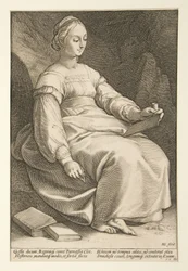 Clio, tavola 4 della serie Le nove Muse