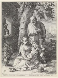 La Sacra Famiglia con Giovanni Battista