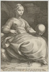Erato, tavola 7 della serie «Nove Muse»