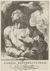 Giuda Taddeo, foglio 12 della serie "Cristo, i dodici apostoli e Paolo"