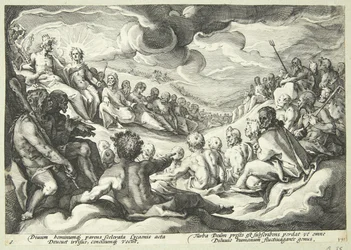Giove consulta gli dei sulla distruzione dell