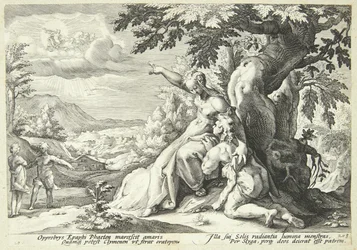 Clymene incita Fetonte a trovare Helios